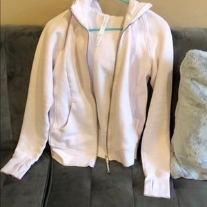 Pink lulu lemon scuba hoodie